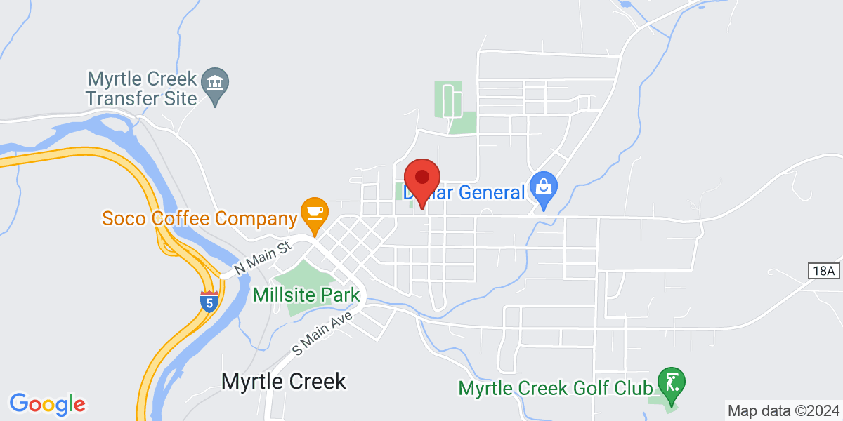Map of Myrtle Creek Library